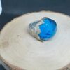 Anel em prata com quartzo azul hidrotermal - Image 4